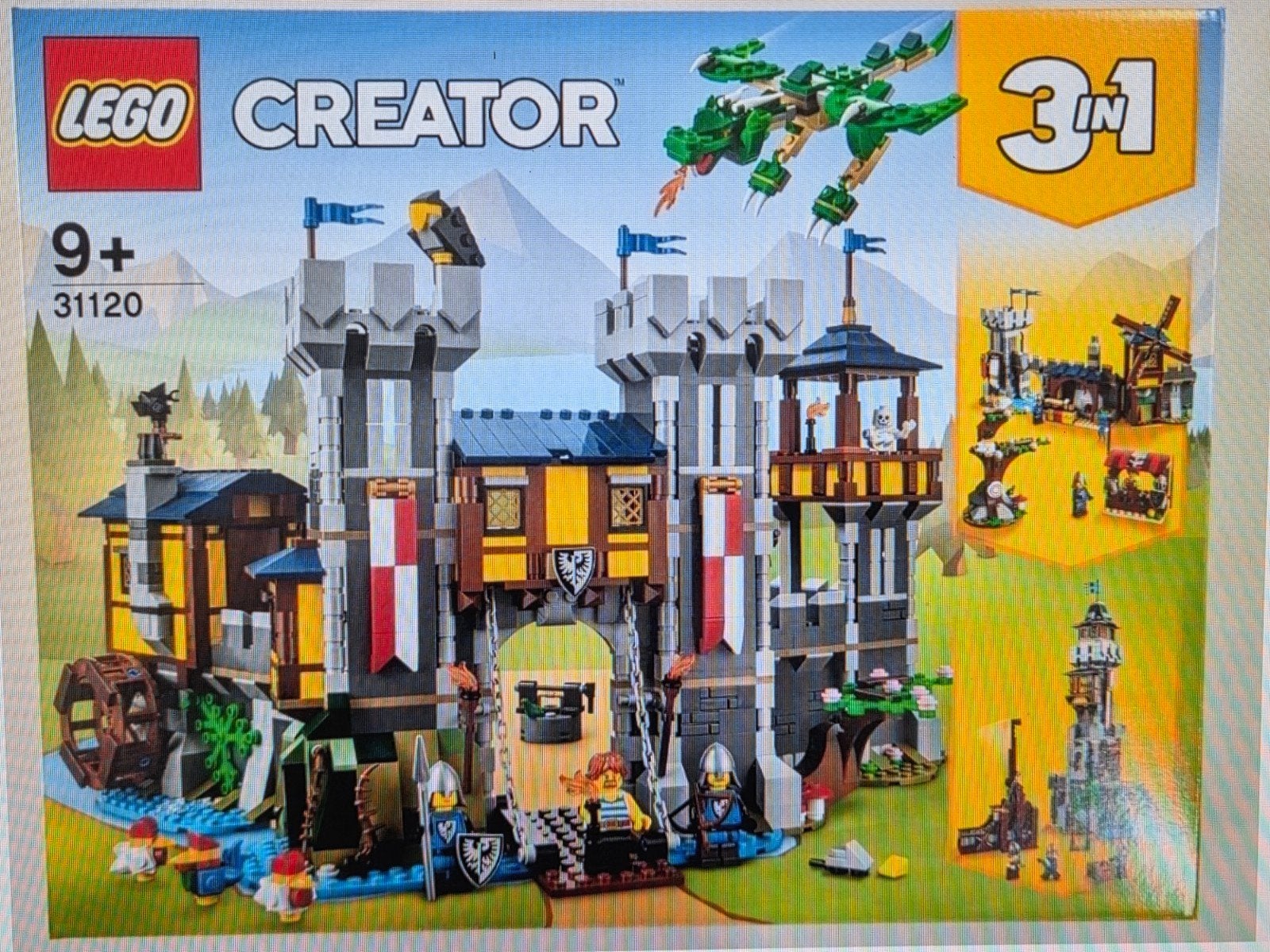LEGO Creator 31120 Middeleeuws Kasteel 3-in-1, Lego, Nieuw, Ophalen of Verzenden, Compleet