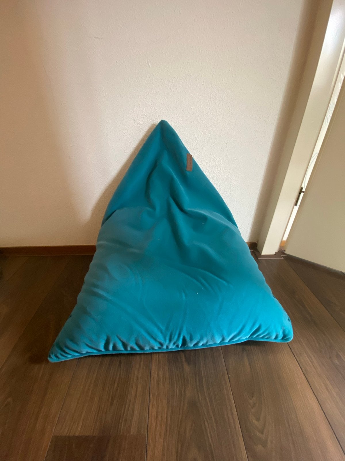 Gratis ophalen - Xoft Zitzak - Turquoise/Bordeaux ), Ophalen of Verzenden, Gebruikt, Meerkleurig, Zitzak