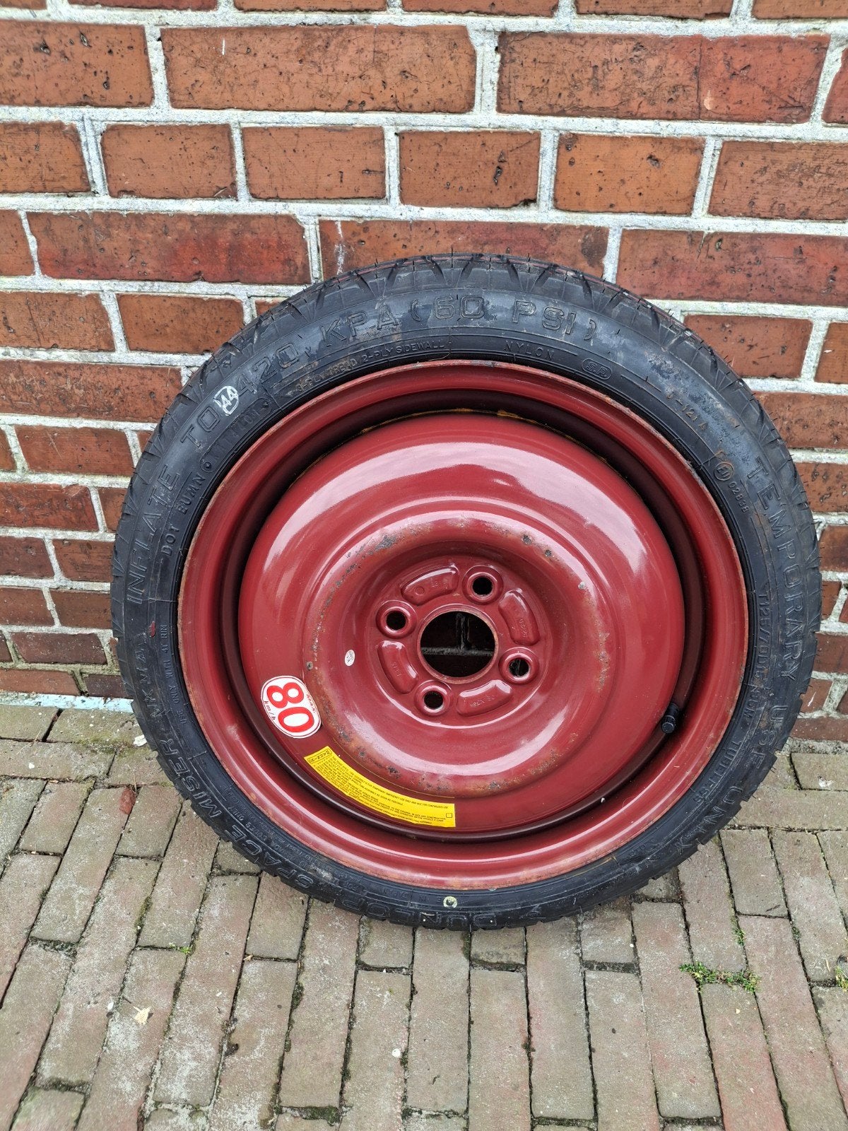 Thuisbrenger band Honda Civic T125/70D15, Auto-onderdelen, Ophalen, Zomerbanden, Banden en Velgen