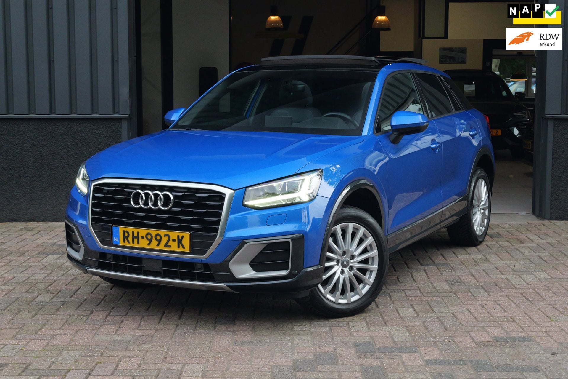 Audi Q2 1.4 TFSI CoD|Origineel NL| Panorama,|DSG|Side-assist, Stof, Gebruikt, 4 cilinders, 150 pk