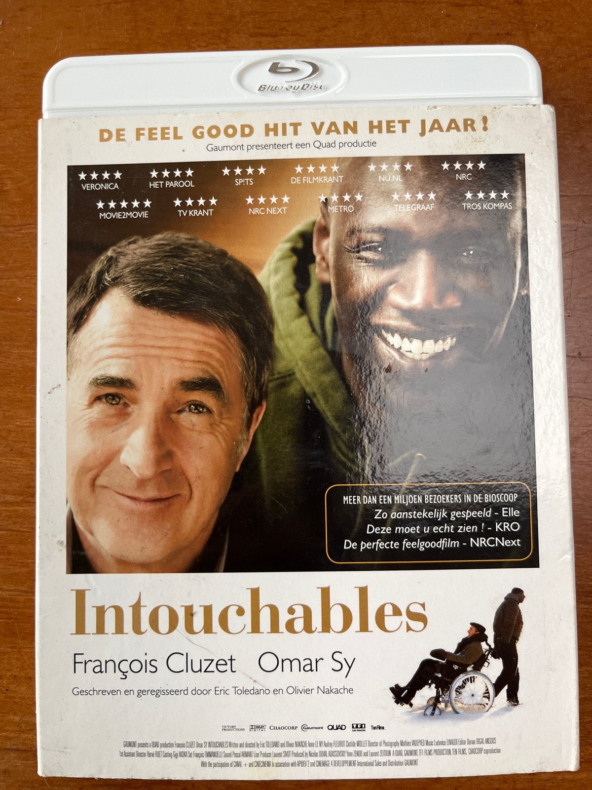 Intouchables Blu-ray - Feel good film van het jaar!, Cd's en Dvd's, Blu-ray, Inclusief extra's, Nederlands, Film, Drama