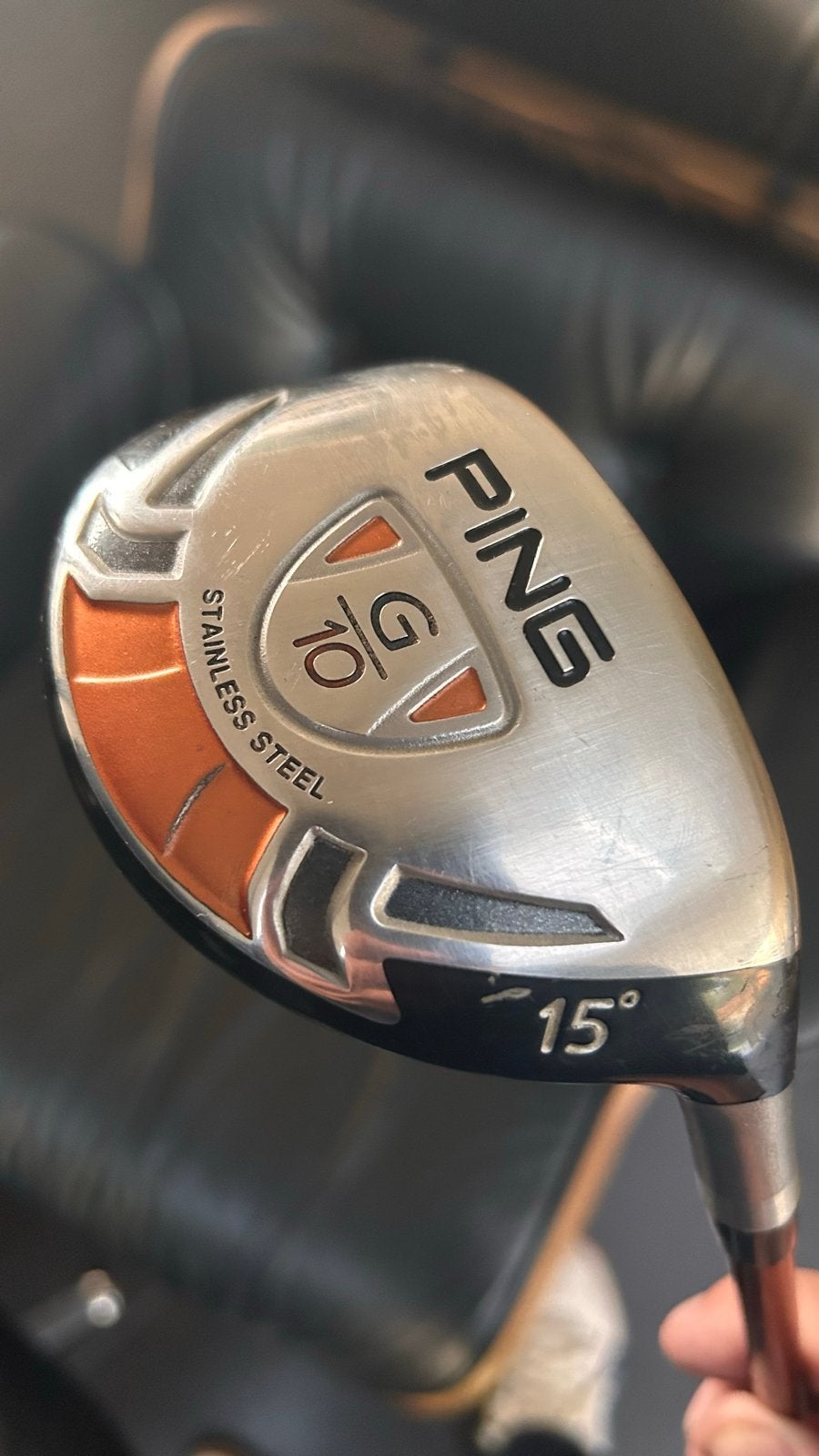 Ping G10 15 graden Fairway/Hybrid wood -stiff shaft (ophaal), Ophalen, Gebruikt, Club, Ping