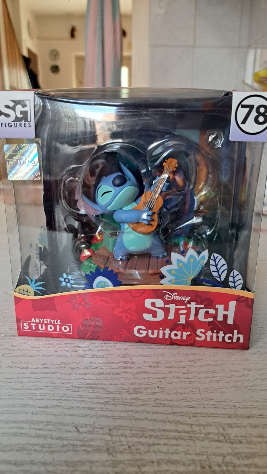 Disney Stitch Gitaar Figuur - Abystyle Studio, Verzamelen, Ophalen, Nieuw