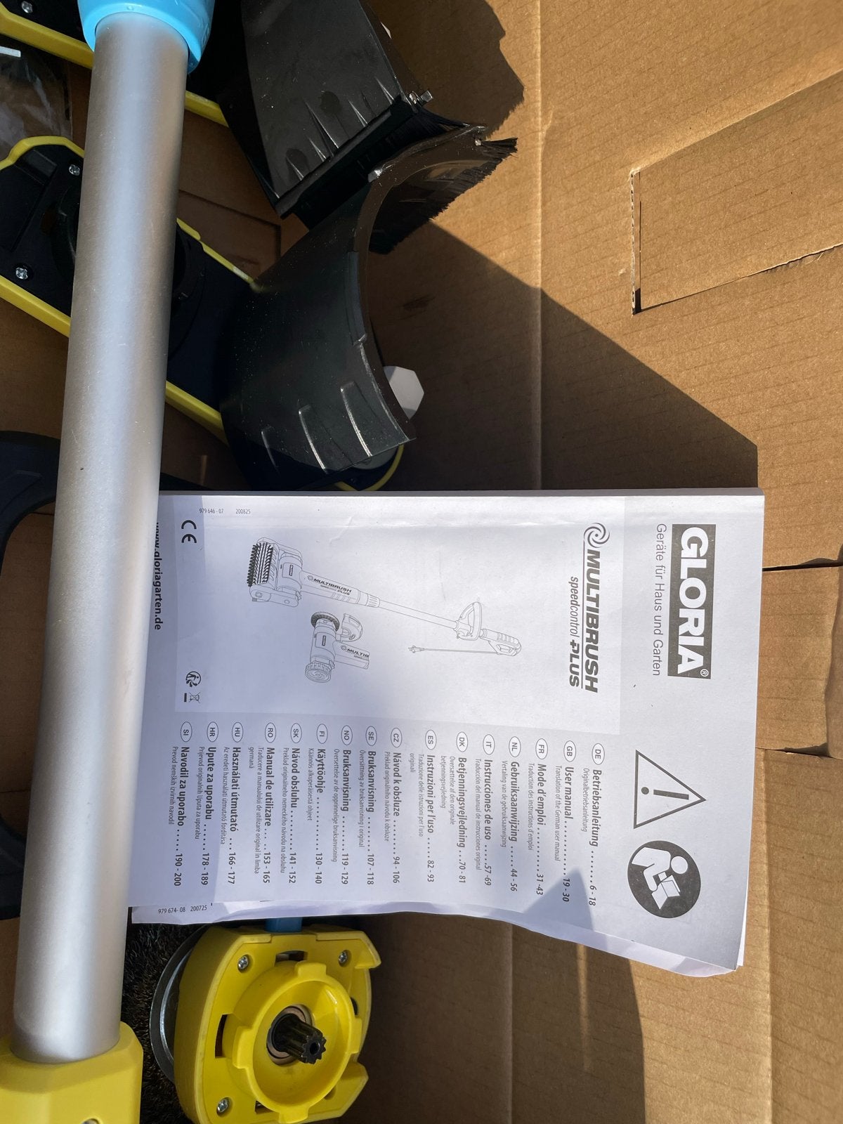 Gloria MultiBrush Speedcontrol PLUS - ZGAN, Ophalen of Verzenden, Zo goed als nieuw, Overige soorten