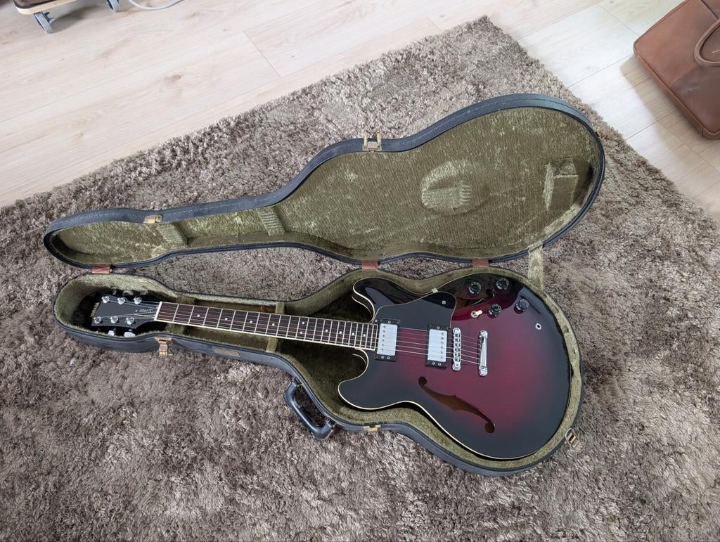 Yamaha SA-800 Vintage Semi-Hollow Gitaar (1976/77) + Koffer, Ophalen of Verzenden