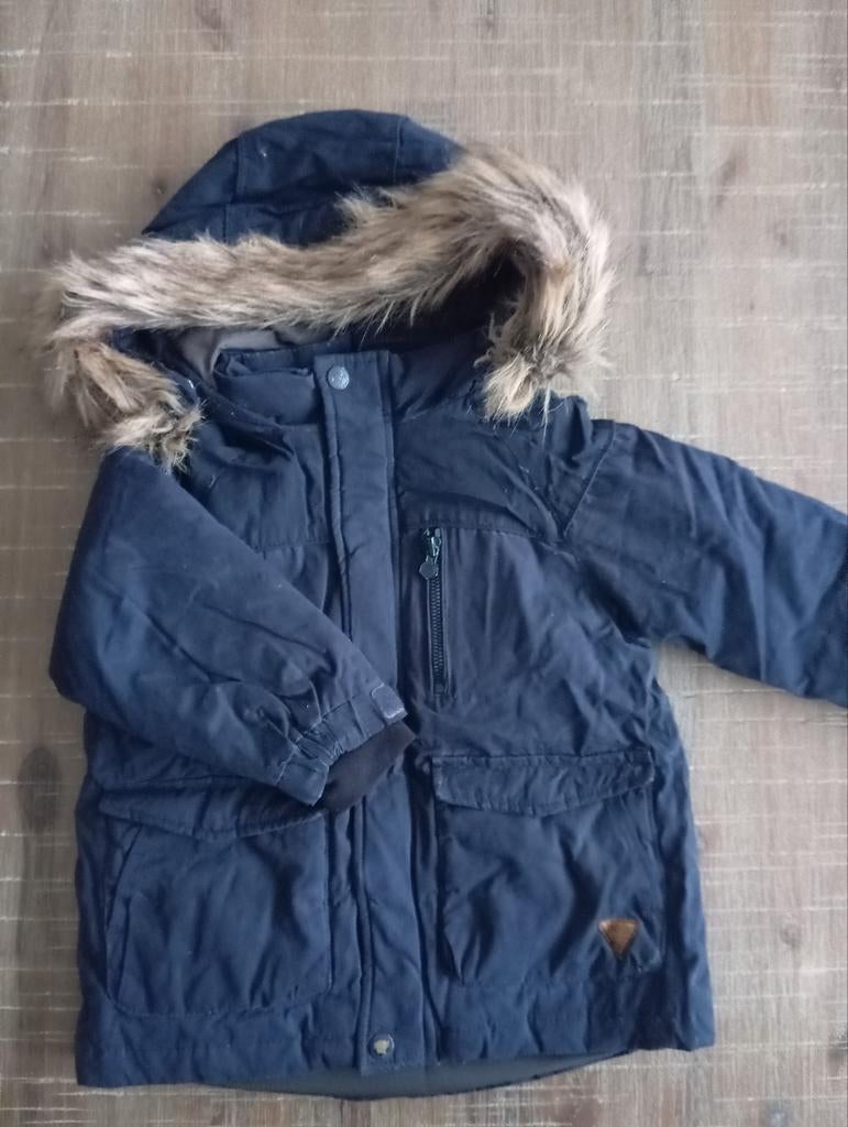Zara blauwe winterjas | maat 104, Kinderen en Baby's, Gebruikt, Ophalen of Verzenden, Zara, Jongen