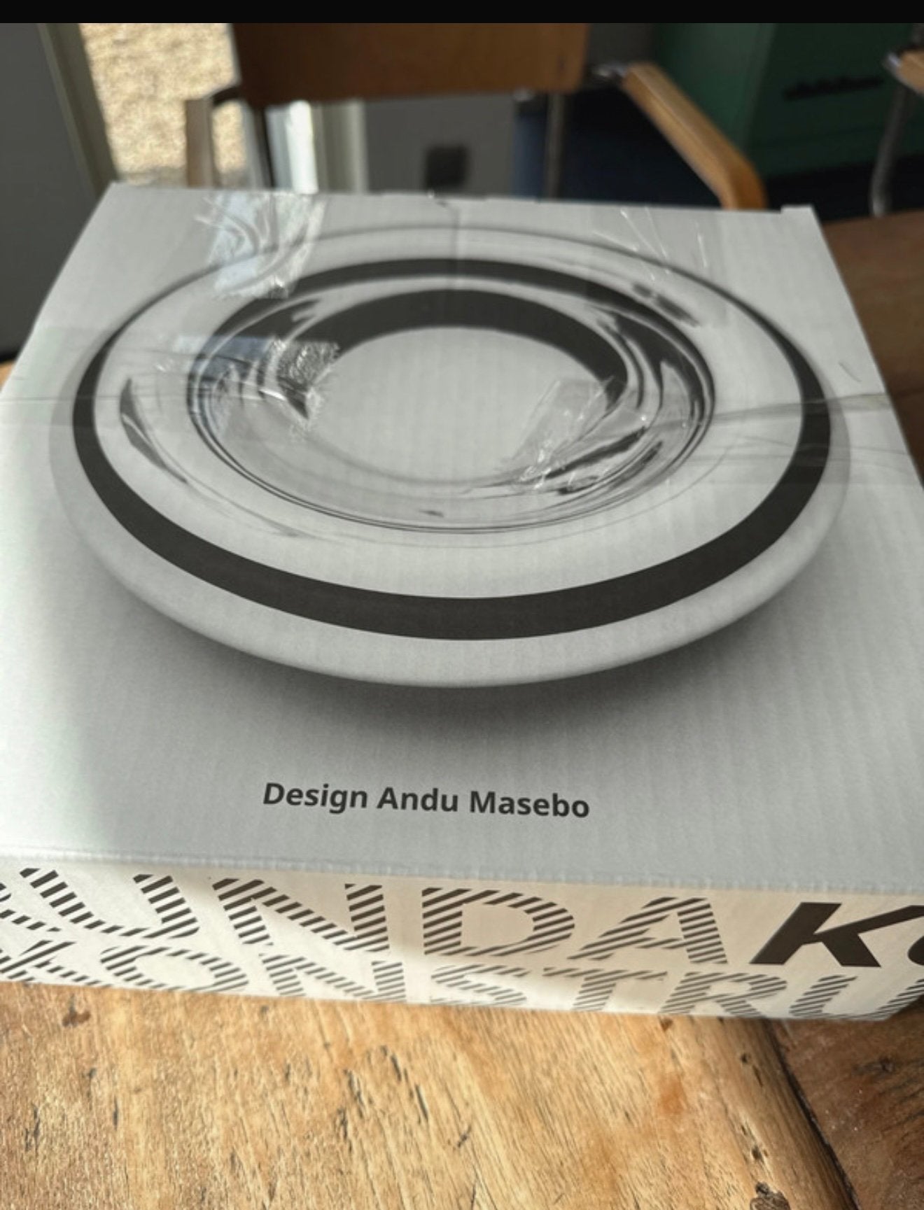 Konstrunda design Andu Masebo schaal, Ophalen, Rond