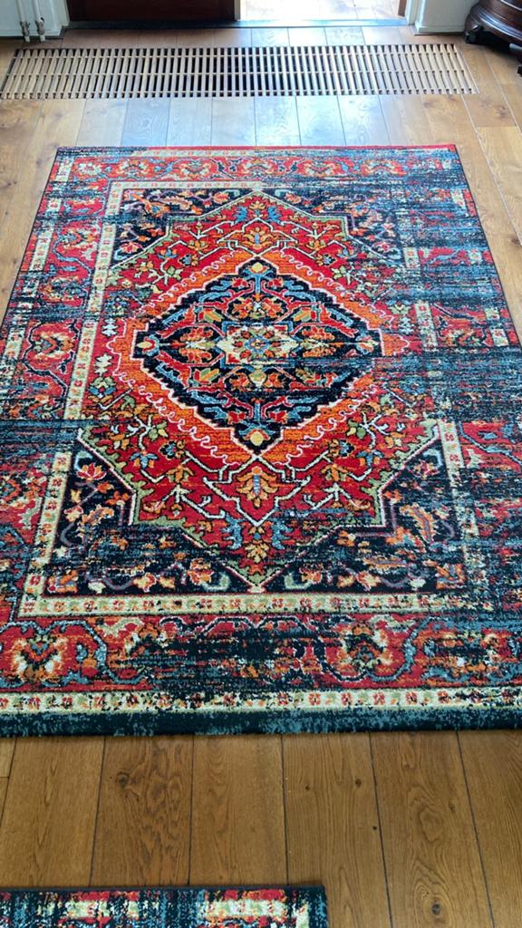 Mooi vloerkleed 160x230, Ophalen, Gebruikt, 150 tot 200 cm, 200 cm of meer