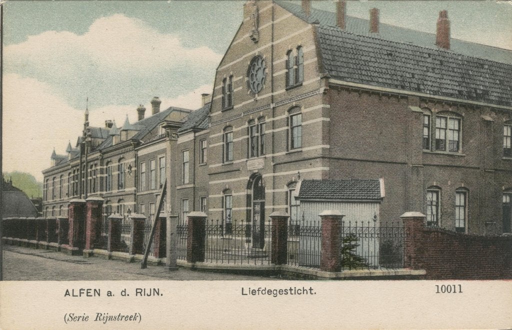 Alfen a.d. Rijn Liefdegesticht, Verzenden, 1920 tot 1940, Ongelopen, Zuid-Holland