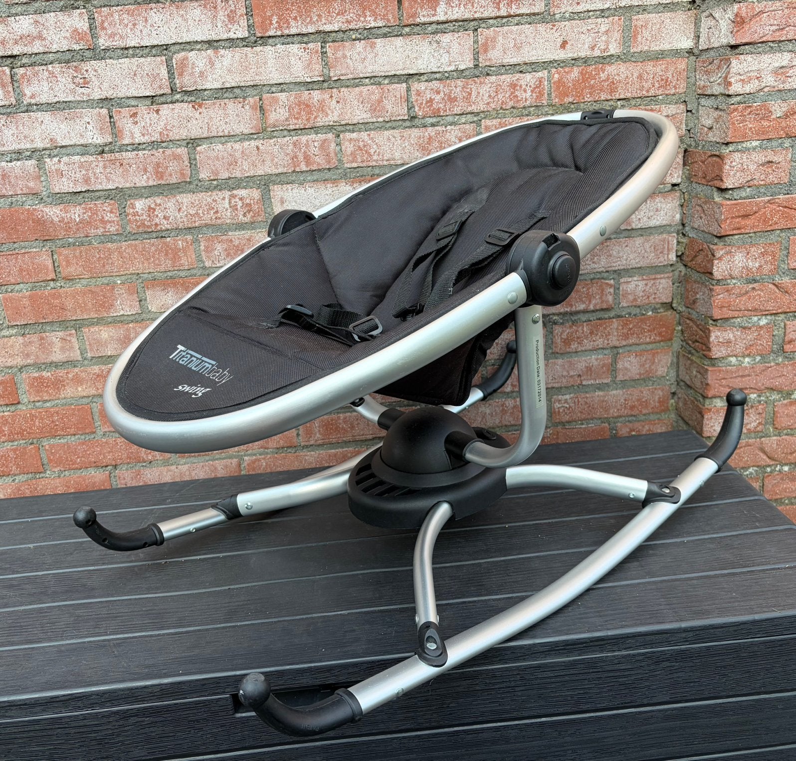 Titanium baby swing wipstoeltje, Kinderen en Baby's, Wipstoeltjes, Ophalen of Verzenden, Gebruikt