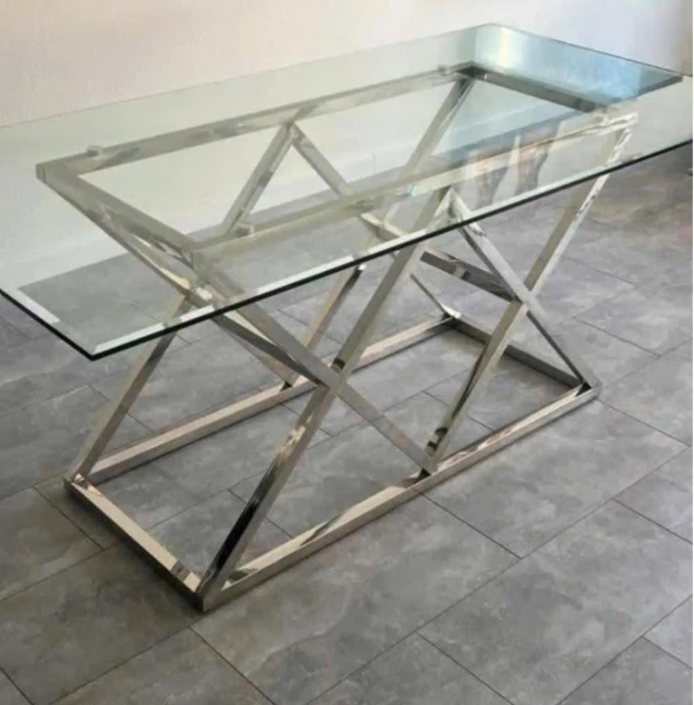 2 Tafels, Huis en Inrichting, Tafels | Eettafels, Ophalen, Gebruikt, Vierkant, 50 tot 100 cm