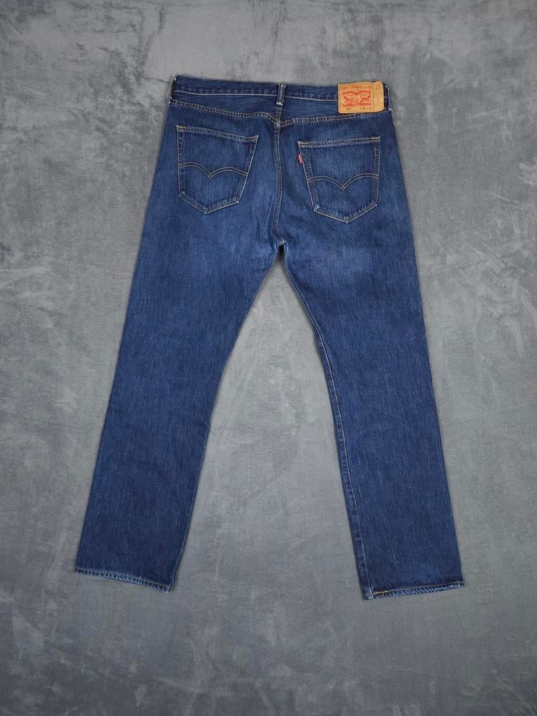 Levis 501 Broek W36 L32 Straight Fit Blauw Denim Jeans., Kleding | Heren, Spijkerbroeken en Jeans, W36 - W38 (confectie 52/54)