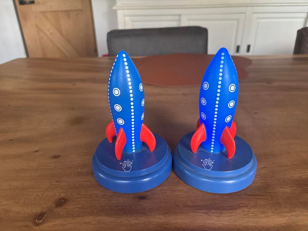 Hema Raket Nachtlampjes - Set van 2, Ophalen of Verzenden, Gebruikt, Jongen of Meisje