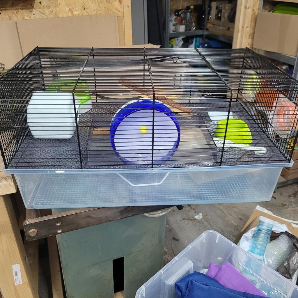 Ferplast Hamsterkooi Favola - Dierenverblijf - 60x36.5x30 , Kooi, Gebruikt, Minder dan 75 cm, Hamster