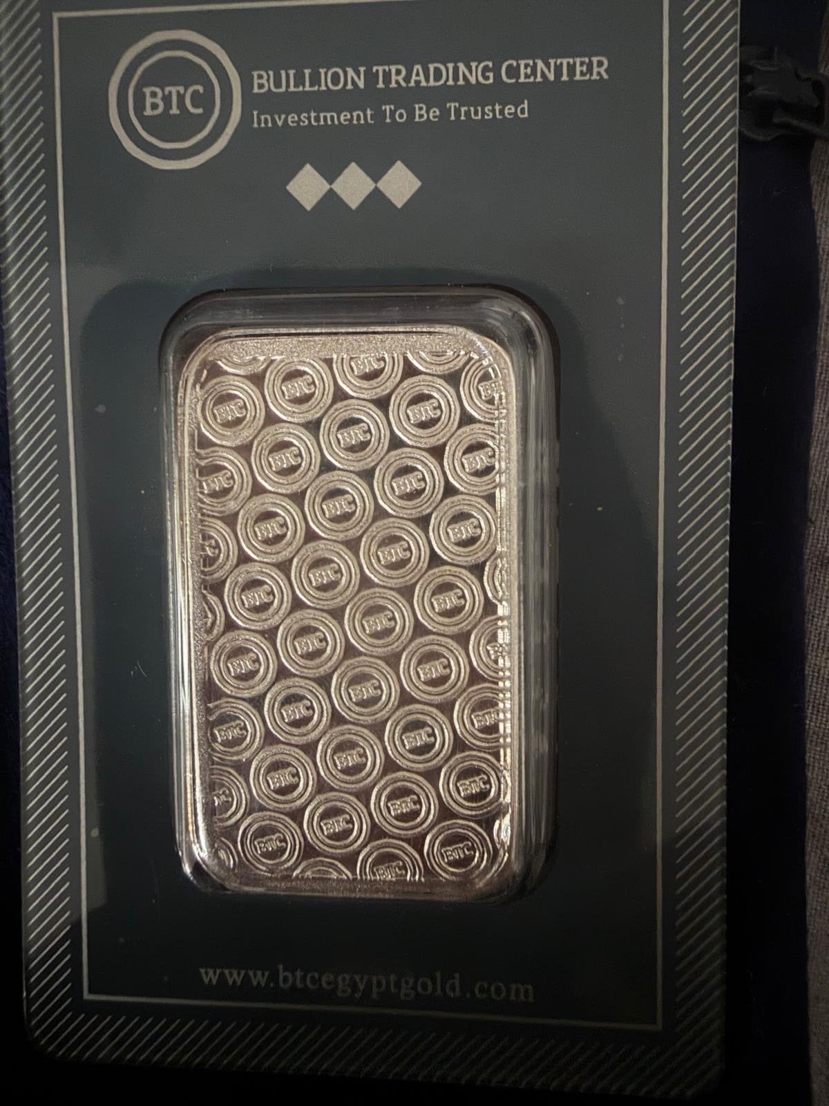 20 gram Zilveren Bullion Bar - BTC Investment, Ophalen, Zilver