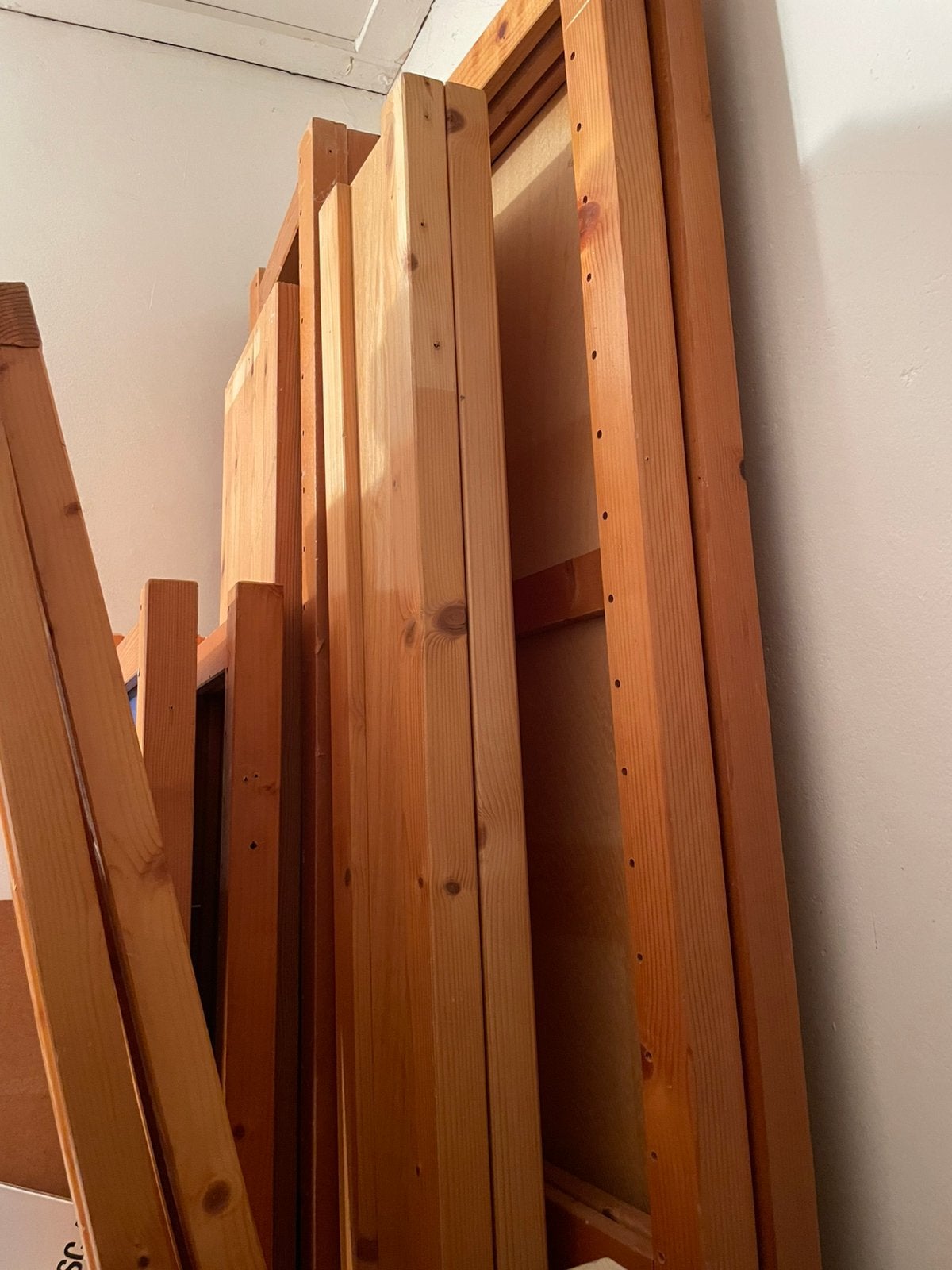 Hooogslaper, Gebruikt, 25 tot 50 mm, Grenen, Plank