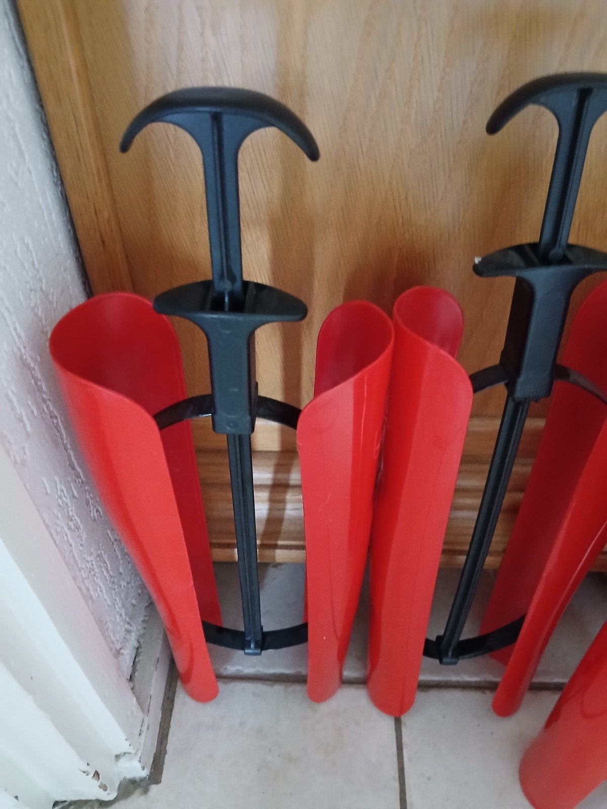 Laarzenknechten / Laarzenspanners (4 stuks), Kleding | Dames, Schoenen, Ophalen of Verzenden, Gedragen, Rood, Hoge laarzen