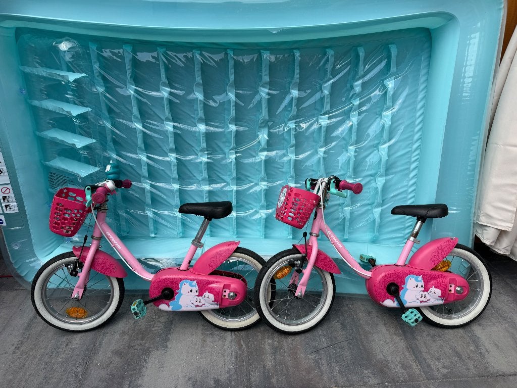 Kinderfiets, Fietsen en Brommers, Fietsen | Meisjes, Ophalen, Gebruikt, 14 inch of minder, B'Twin