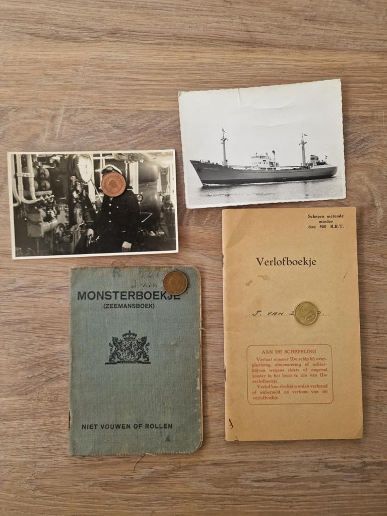 Oud monsterboekje zeevarende, Ophalen of Verzenden