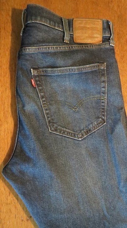 Levi's jeans, spijkerbroek model 512, blauw W38, W36 - W38 (confectie 52/54), Zo goed als nieuw, Levi’s, Verzenden