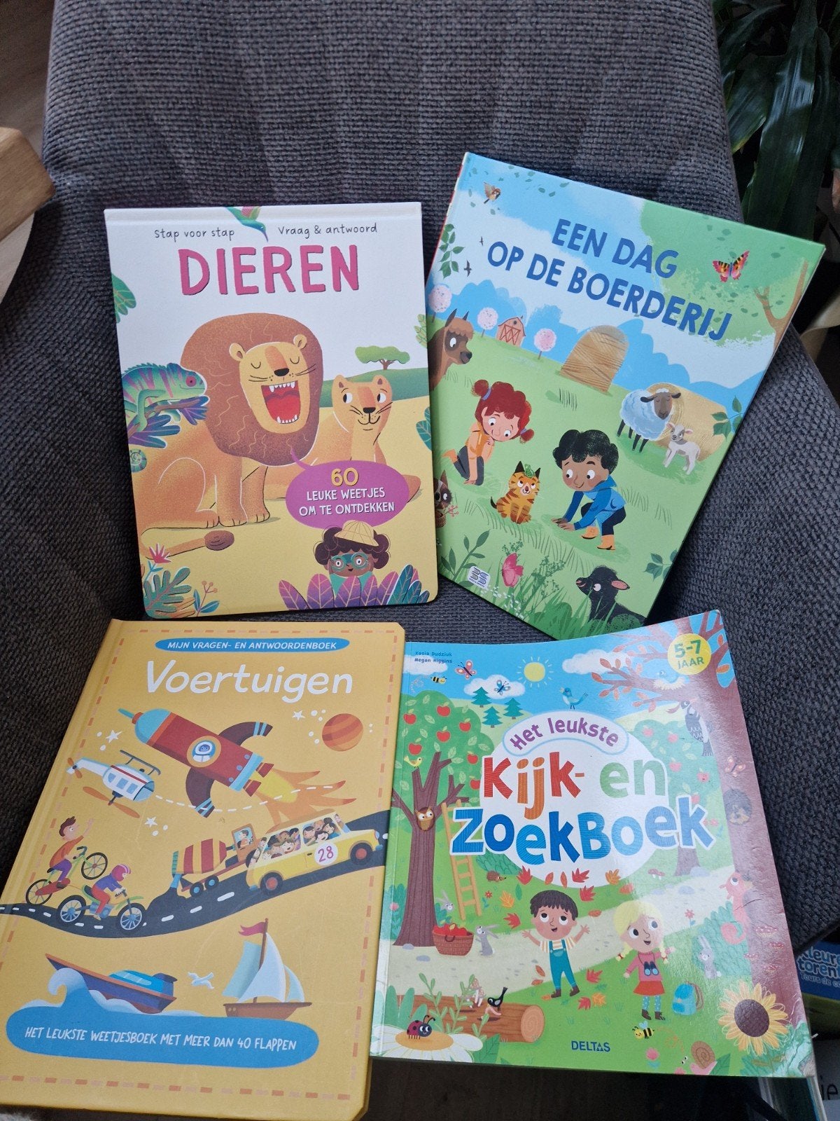 Kinder boeken Dieren, Boerderij, Voertuigen  Kijk & Zoek, Ophalen of Verzenden, Zo goed als nieuw, Diverse auteurs, Non-fictie