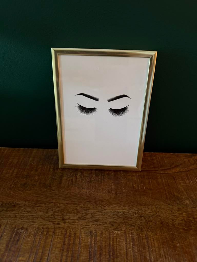 Fotolijst met poster desenio, Minder dan 50 cm, Metaal of Aluminium, Ophalen of Verzenden, Zo goed als nieuw