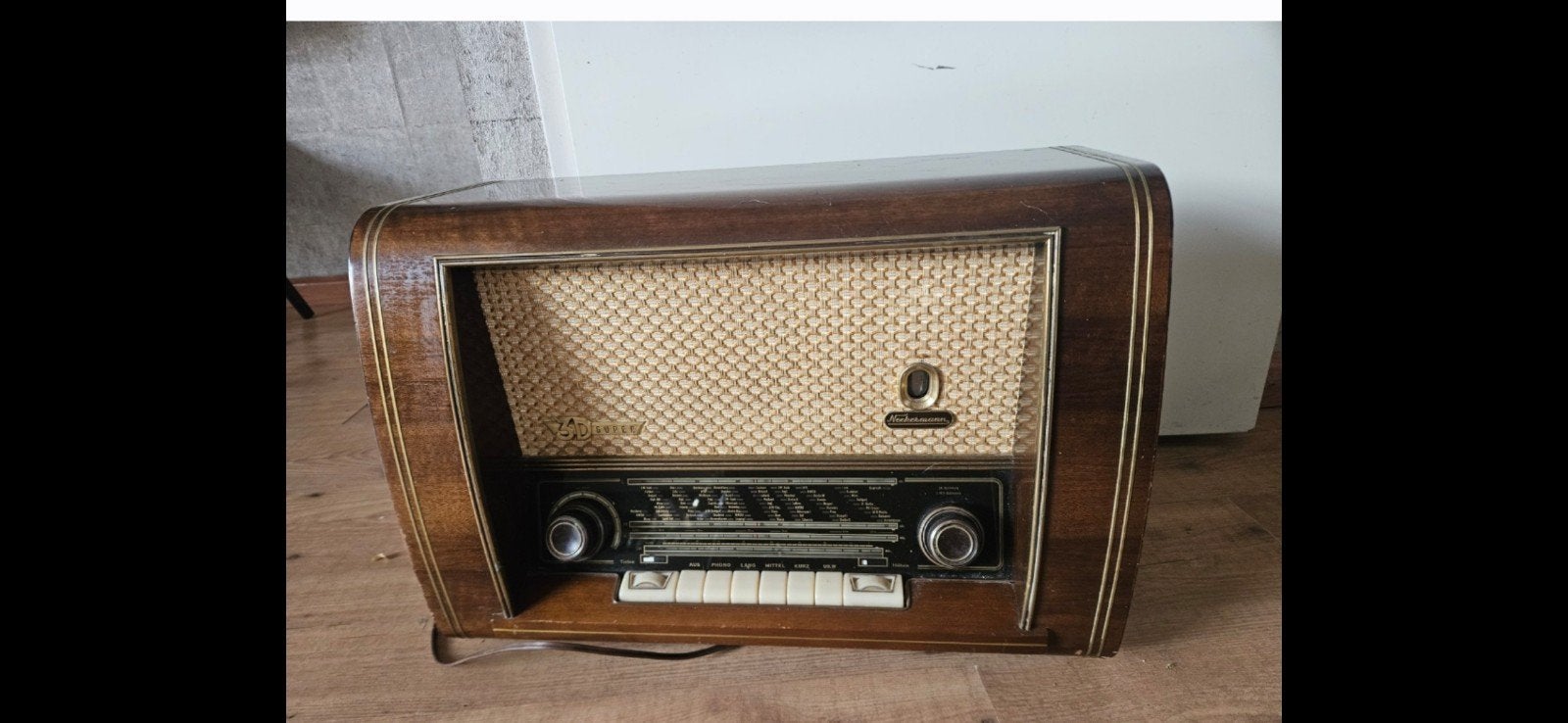Neckermann buisradio  3d   jaren 50, Ophalen of Verzenden