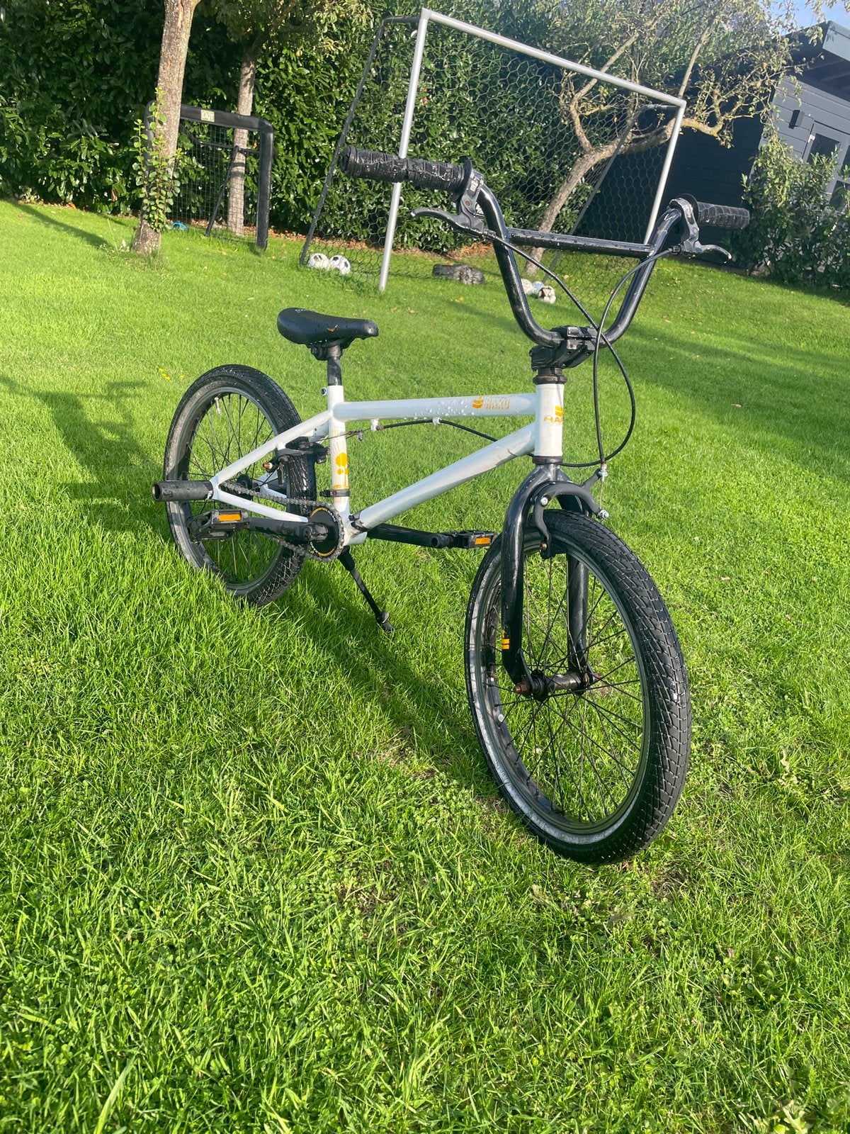 Haro bmx, Fietsen en Brommers, Ophalen, Staal, Velgrem, Voetsteunen