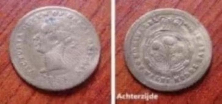 penning 1859, koningin Victoria., Verzenden, Overige materialen, Buitenland