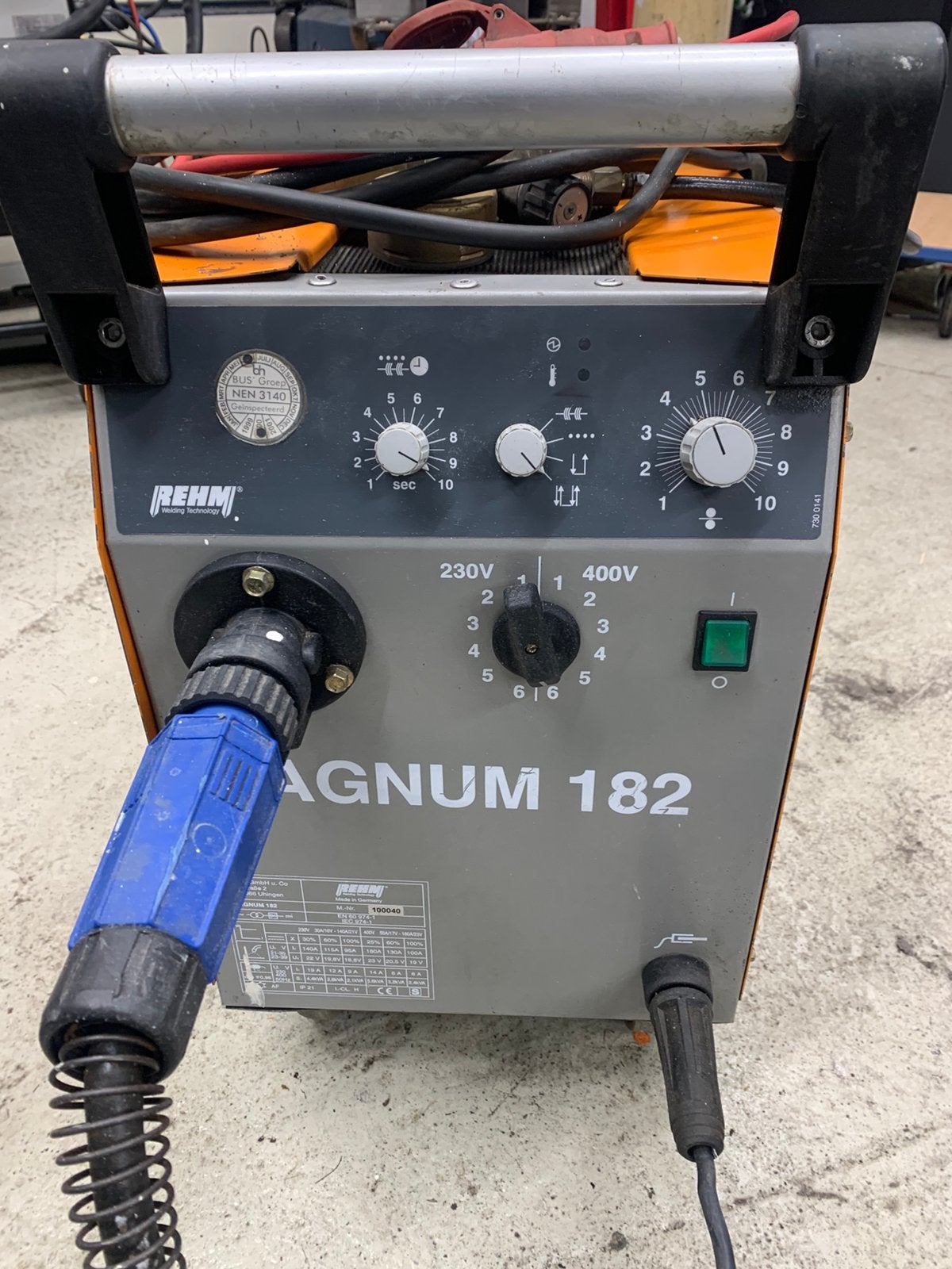 Rehm magnum 182 mig, Doe-het-zelf en Verbouw, Ophalen, Zo goed als nieuw, Minder dan 150 ampère, Overige typen