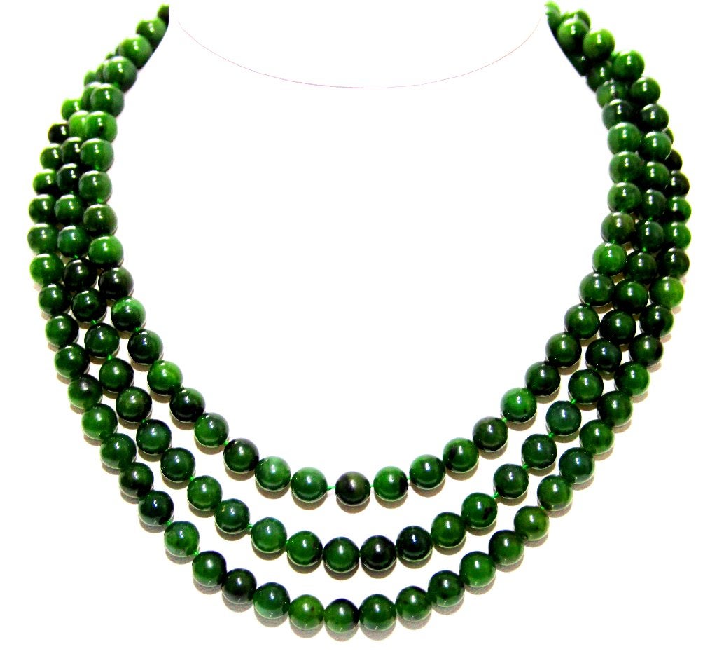 Schitterende 14-Kt Goud & Jade 140 Cm Sautoir Ketting, Sieraden, Tassen en Uiterlijk, Antieke sieraden, Ophalen of Verzenden, Goud