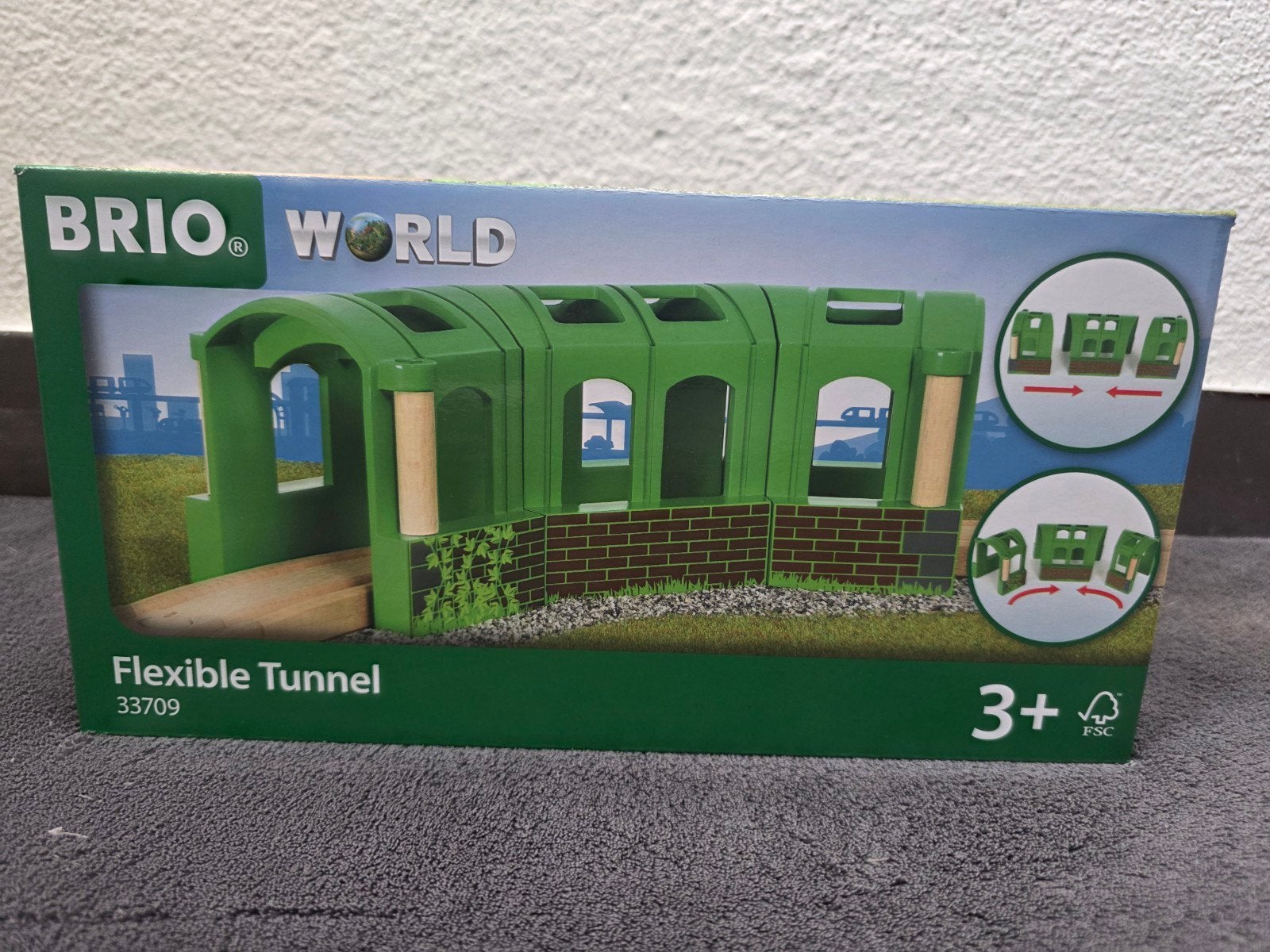 Brio World Flexibele Tunnel 33709 - Nieuw in doos, Ophalen, Nieuw, Jongen of Meisje
