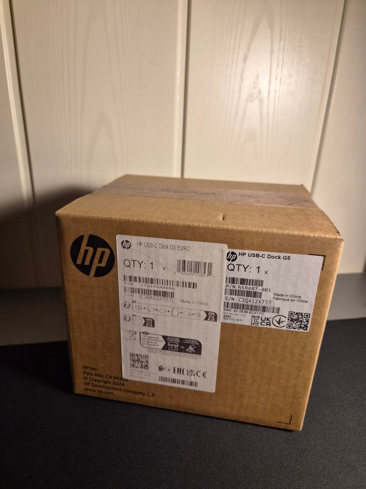 HP USB-C Dock G5 EURO - Nieuw in doos, Computers en Software, Nieuw, Ophalen of Verzenden, HP, Docking station