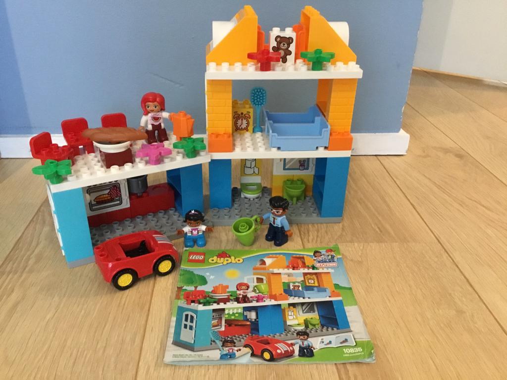 Duplo familiehuis, Kinderen en Baby's, Speelgoed | Duplo en Lego, Ophalen of Verzenden, Zo goed als nieuw, Inclusief instructies