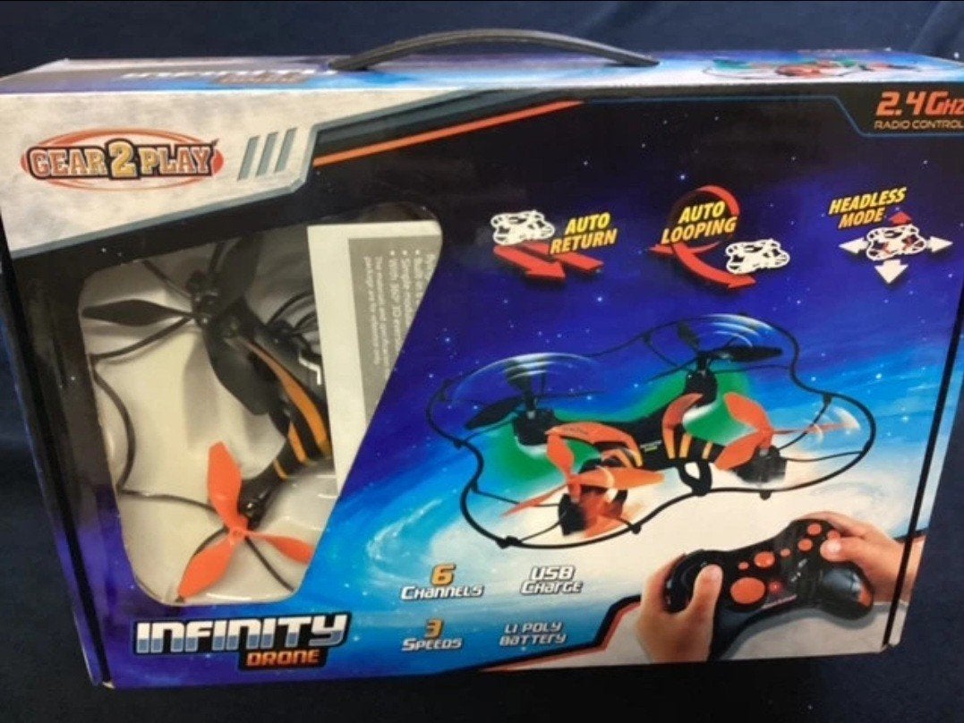 Gear2Play Infinity Drone met afstandsbediening, Verlichting, Overige merken, Minder dan 100 meter, Zo goed als nieuw