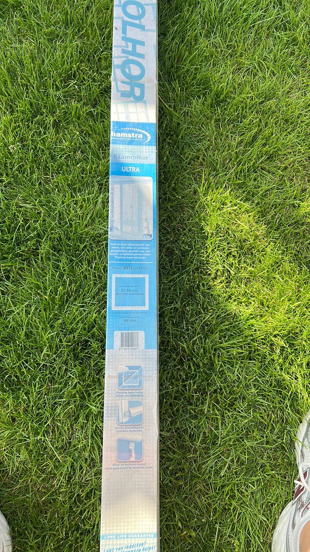 Hamstra Raamrolhor Ultra Wit RAL 9010 (82-86x150cm), Ophalen, Gevelraam of Ruit, 80 tot 120 cm, 120 tot 160 cm