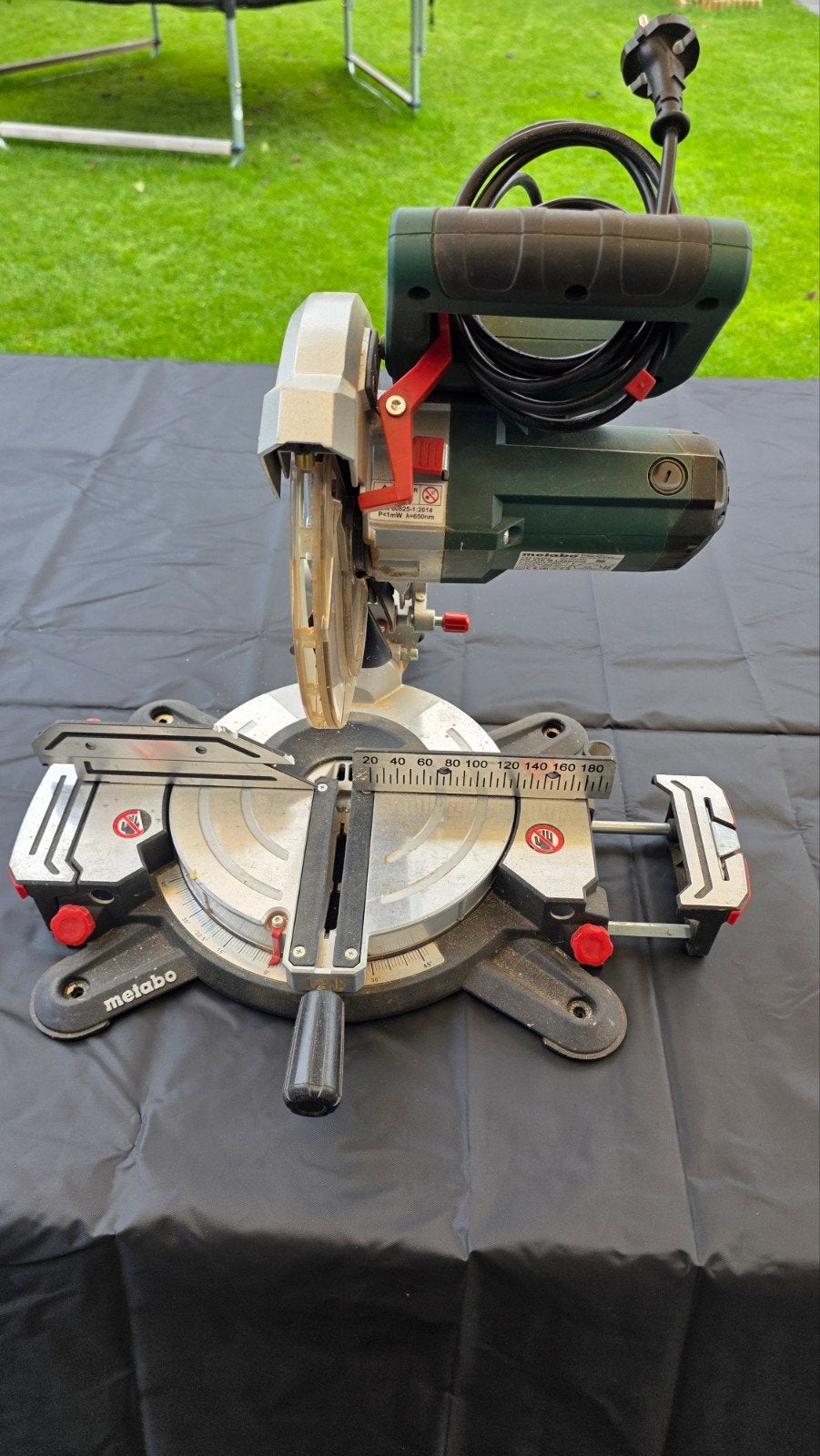 Metabo KS 216 M Lasercut Afkortzaag, Gebruikt, Ophalen of Verzenden, Afkortzaag, 30 tot 70 mm