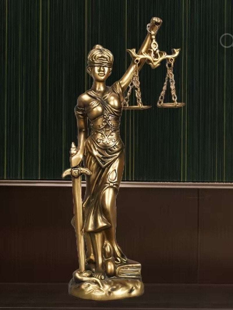 prachtig beeld vrouwe Justitia, Verzamelen, Ophalen of Verzenden, Zo goed als nieuw, Dier