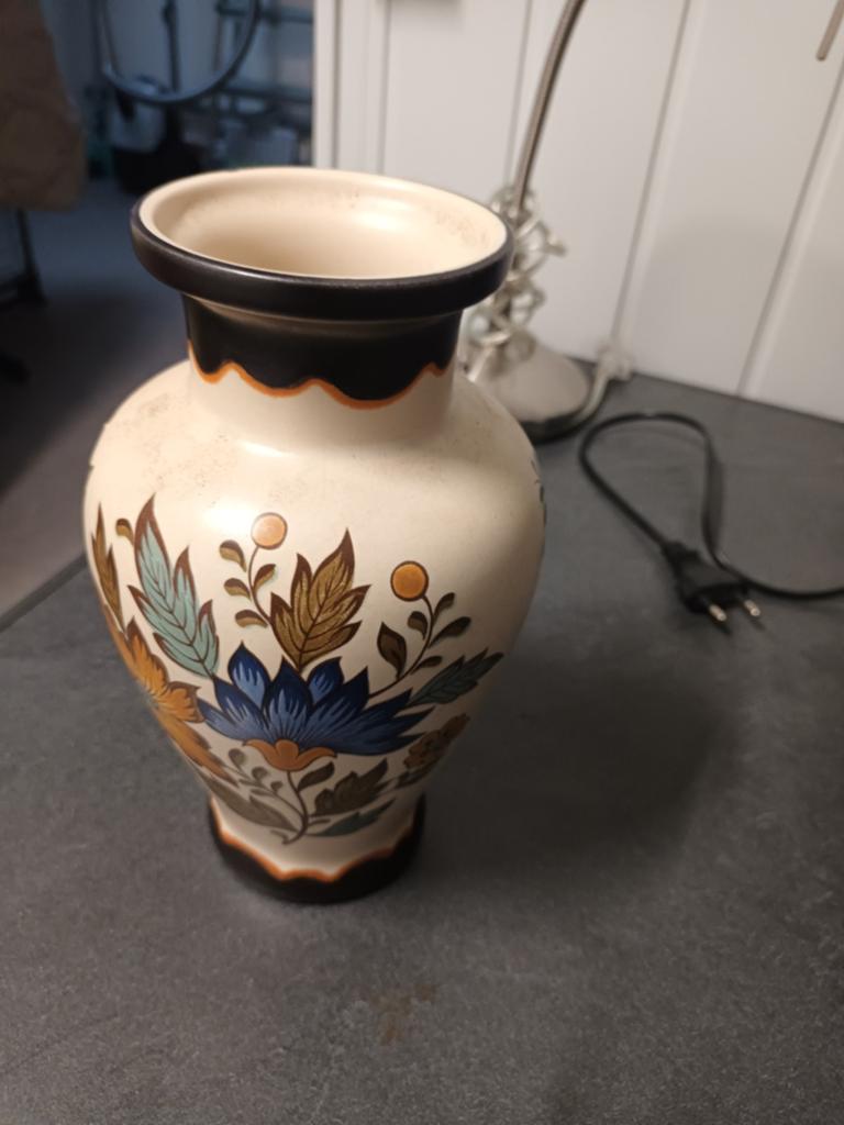 Handbeschilderde vaas, Ophalen of Verzenden