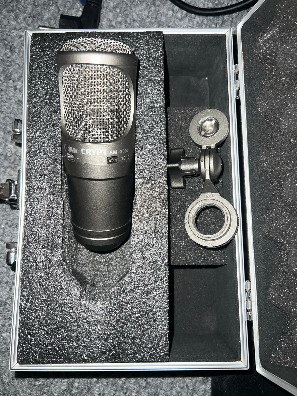 MC Crypt SM3000 Groot Membraan Microfoon - Studio Kwaliteit, Ophalen, Zo goed als nieuw, Studiomicrofoon