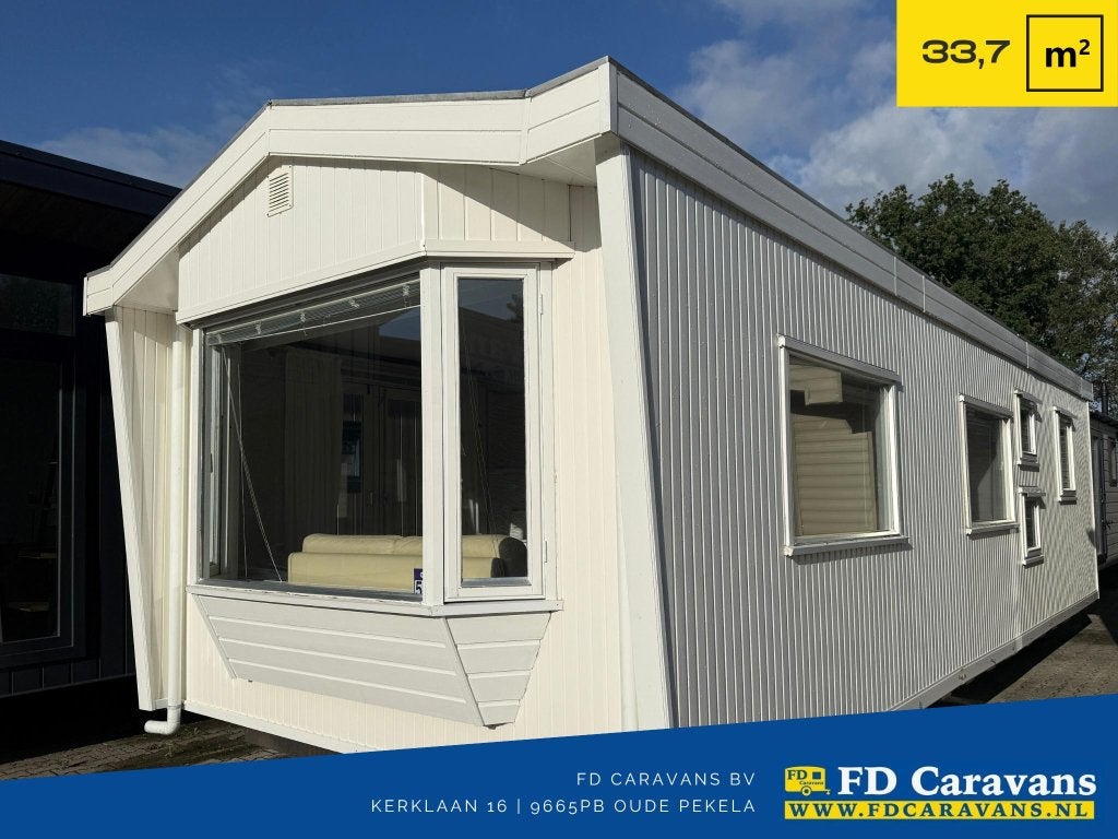 Chalet Spiegelbeeld 9.10x3.70 2 Slpk DG Incl. Transport, Tot en met 4