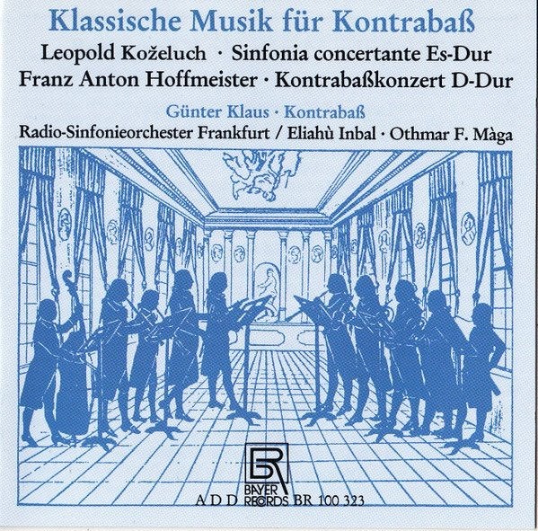 Leopold Koželuch Klassische Musik Für Kontrabaß CD, Gebruikt, Overige typen, Ophalen of Verzenden, Classicisme