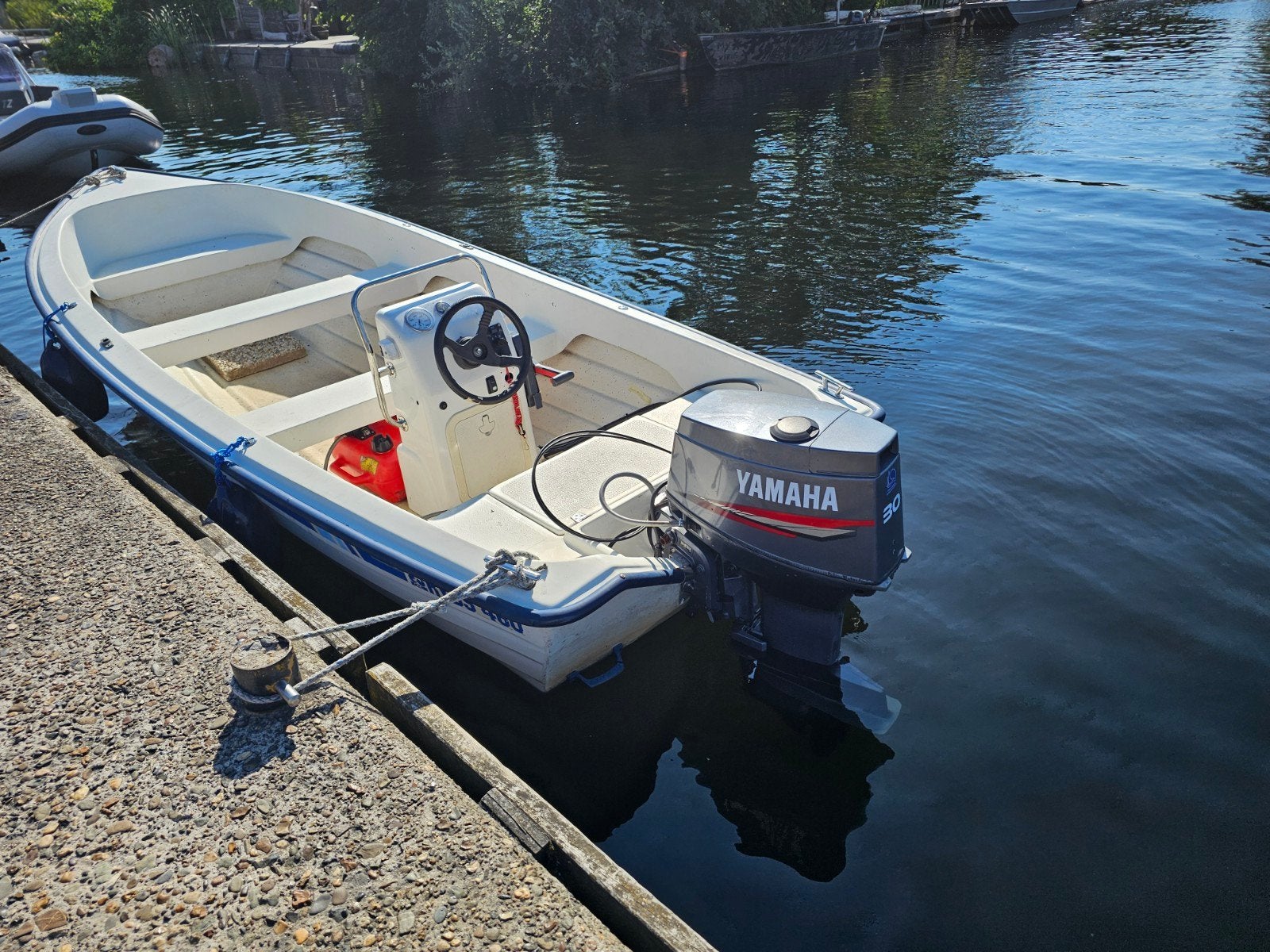 ryds 460 30pk yamaha autolube zeer mooi, Watersport en Boten, 10 tot 30 pk, Ophalen of Verzenden, Met afstandsbediening, Buitenboordmotor