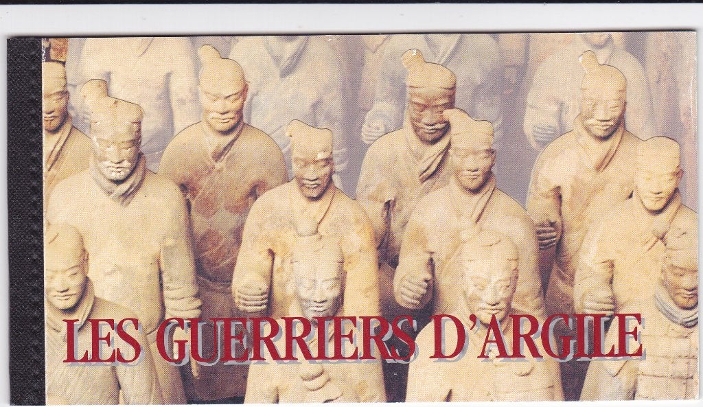 Postzegelboekje Les Guerriers d'Argile - Terracotta Leger, Ophalen of Verzenden, Postfris, Overige thema's