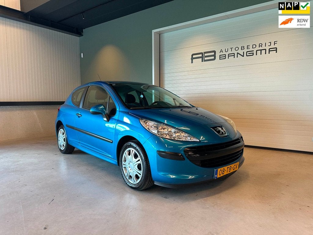 Peugeot 207 1.4-16V 3-DEURS XR-uitv|TREKHAAK|ISOFIX|STUURBEK, Auto's, Voorwielaandrijving, Stof, Zwart, 4 cilinders
