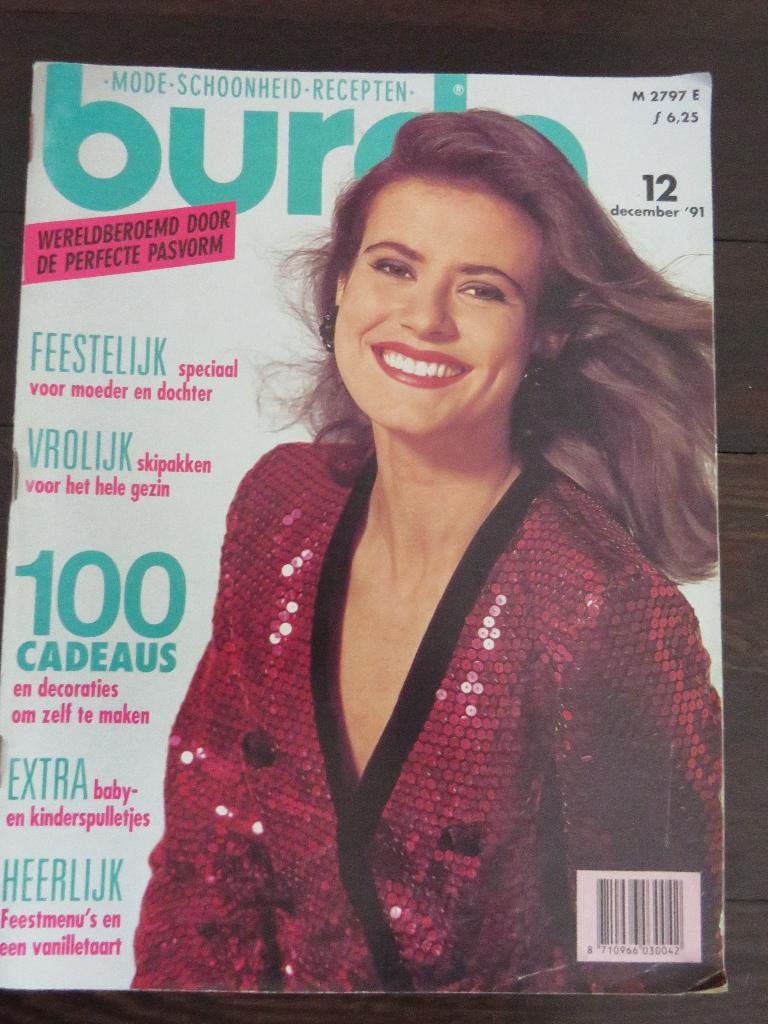 Burda december 1991, Ophalen of Verzenden, Zo goed als nieuw, Vrouw, Burda