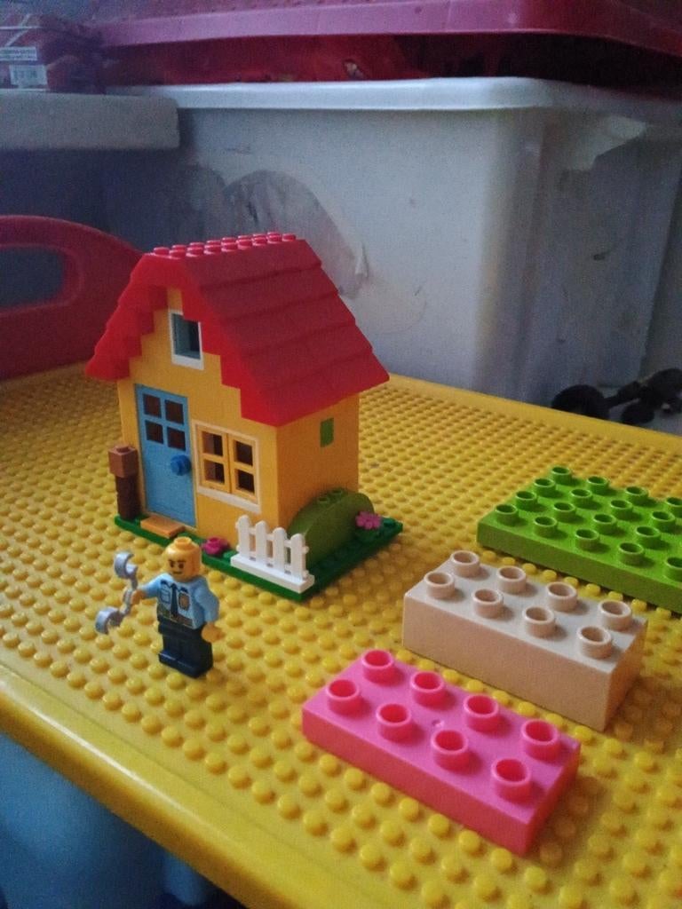 Lego  speeltafel met opbergruimte, Ophalen of Verzenden, Gebruikt