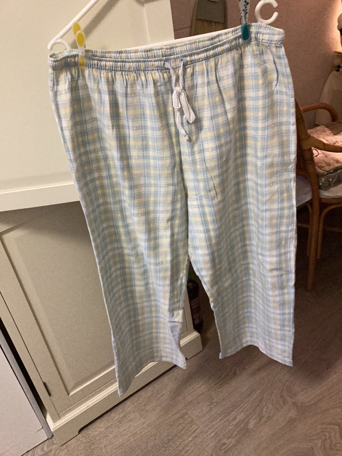 2 flanellen pyamabroeken van ESPRIT., Kleding | Dames, Pyjama's, Ophalen of Verzenden, Zo goed als nieuw, Maat 42/44 (L)