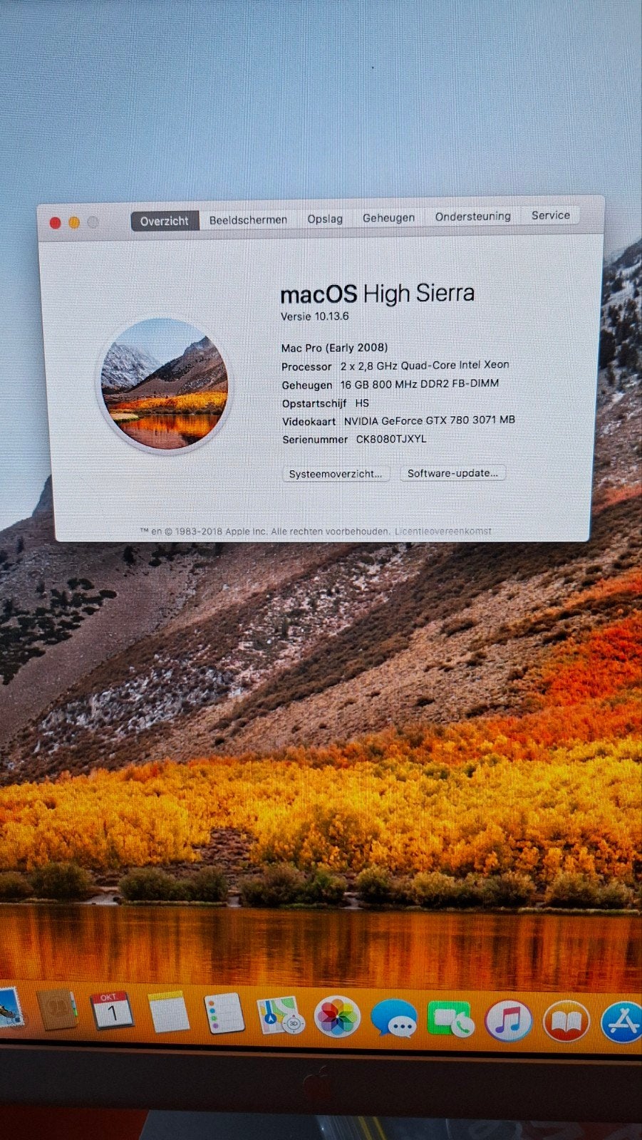 2x Mac Pro 3.1 (Early 2008) - Krachtige Werkstations, Computers en Software, Gebruikt, HDD en SSD, 2 tot 3 Ghz, 8 GB
