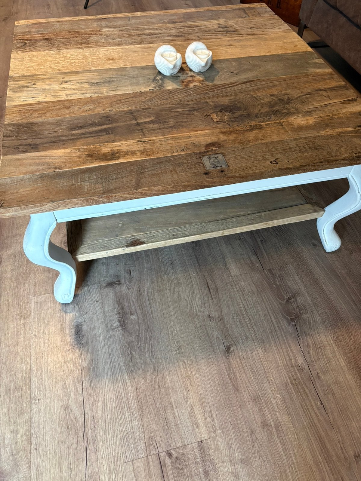 Riviera maison salontafel, Ophalen, Gebruikt, Vierkant, 50 tot 100 cm